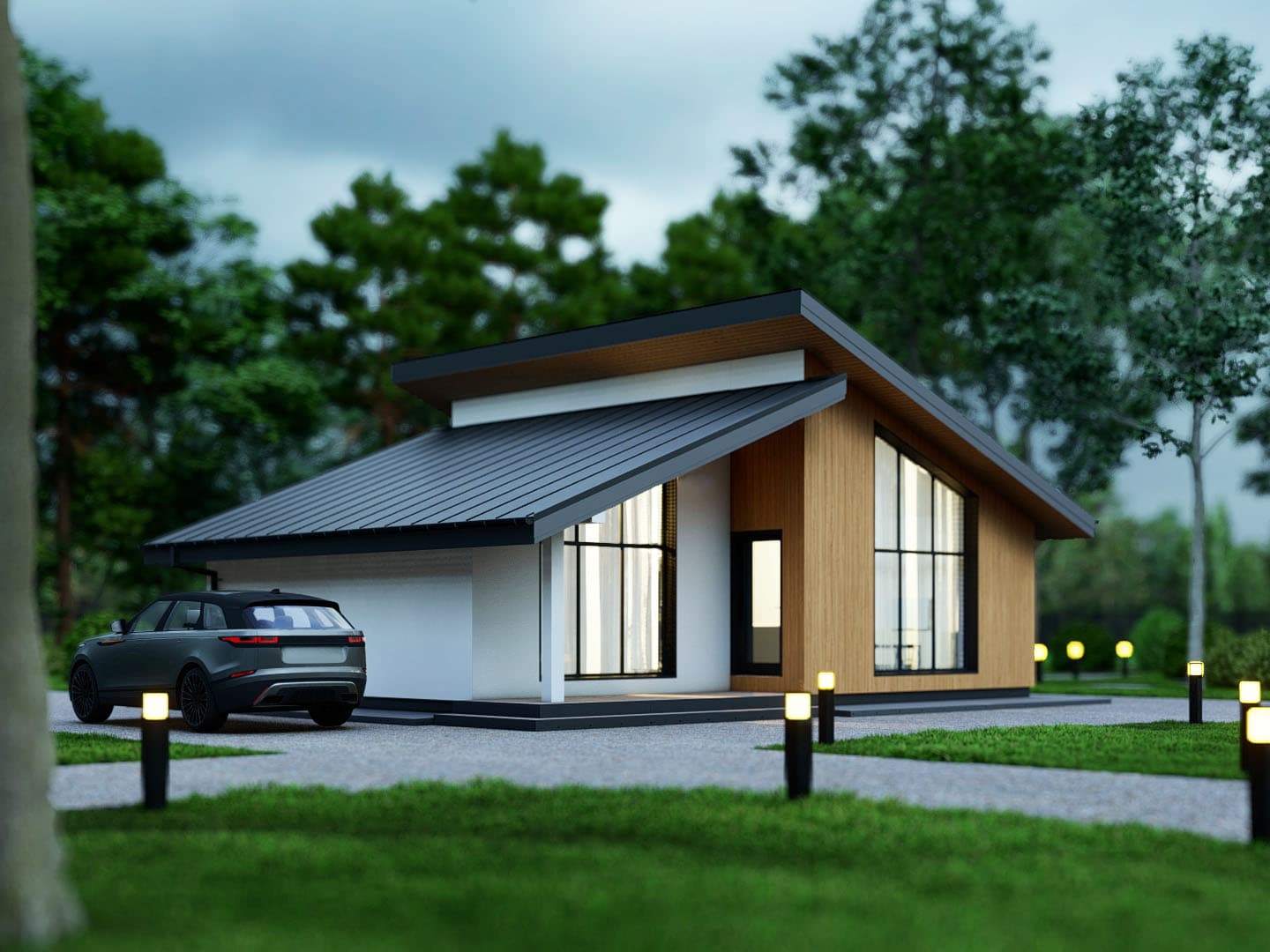 Проект одноэтажного дома из газобетона - изображение 2